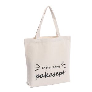 pakasept canvas tote bag vintage tote bag shopping bags beach bag book totes for women shoulder bag reusable bag