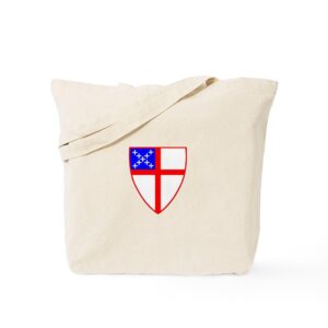 cafepress episcopal shield tote bag canvas tote shopping bag