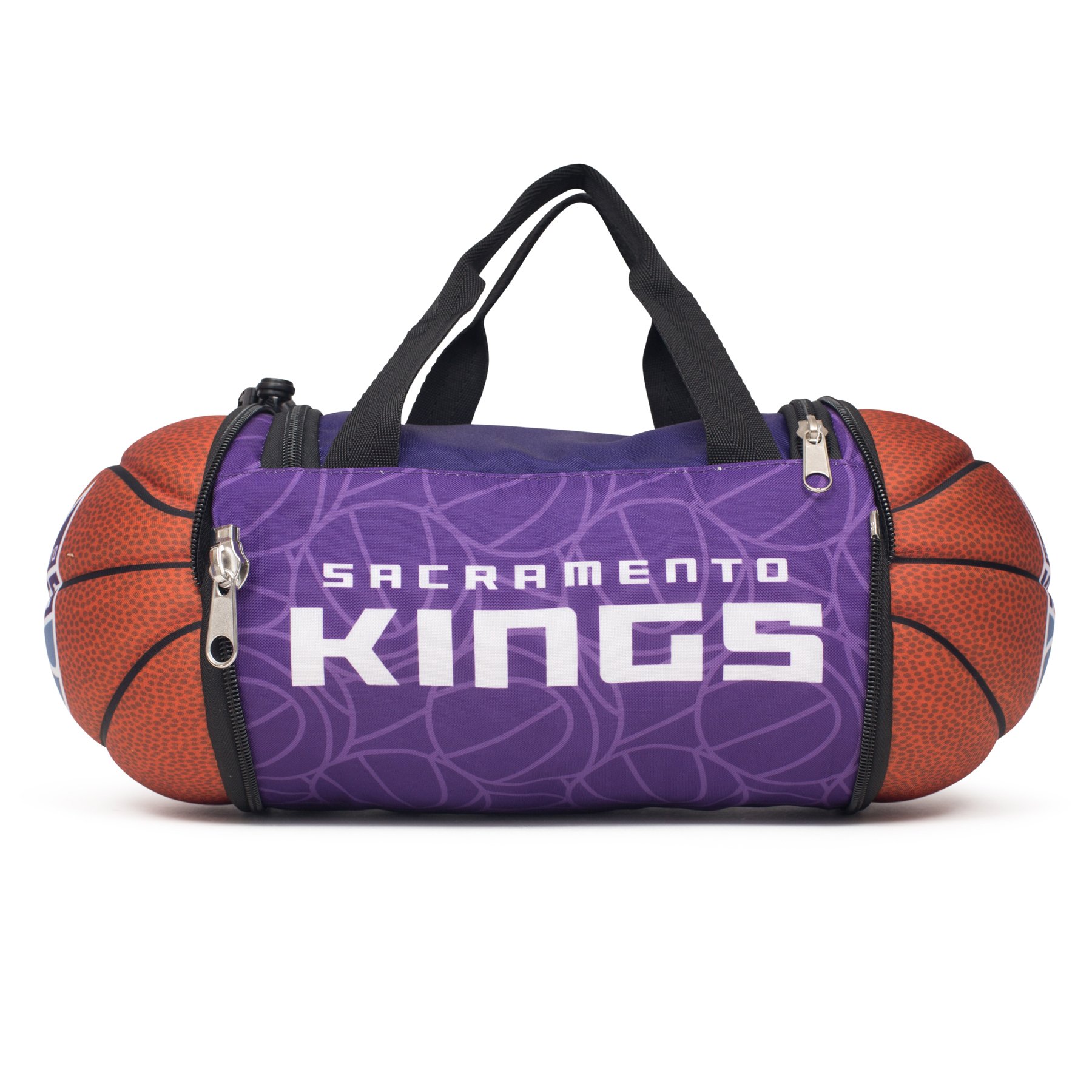 MACCABI ART Official Sacramento Kings Collapsible Insulated Basketball Lunch Bag, 13.4” x 5.75” x 5.75” Purple