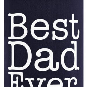 Funny Beer Coolie Best Dad Ever 2 Pack Can Coolies Navy