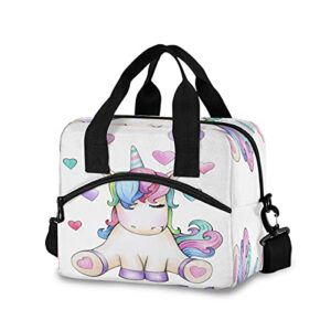 lunch bag for kids dream unicorn insulated cooler lunch box large capacity lunch organizer for boys girls
