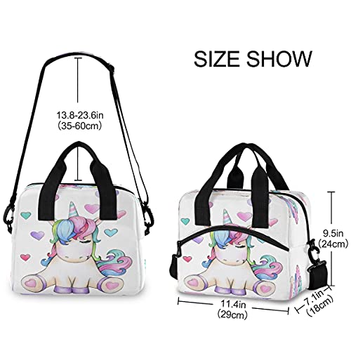 Lunch Bag for Kids Dream Unicorn Insulated Cooler Lunch Box Large Capacity Lunch Organizer for Boys Girls