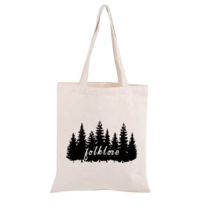 TOBGB Album Tote Bag Singer Fans Music Lover Gift Song Lyrics Gift Album Inspired Gift (Black Forest tote)