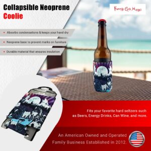 Funny Guy Mugs Wolf Collapsible Neoprene Can Coolie - Drink Cooler