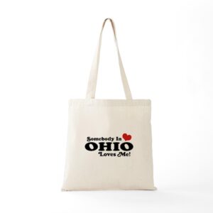 CafePress Somebody In Ohio Loves Me Tote Bag Canvas Tote Shopping Bag