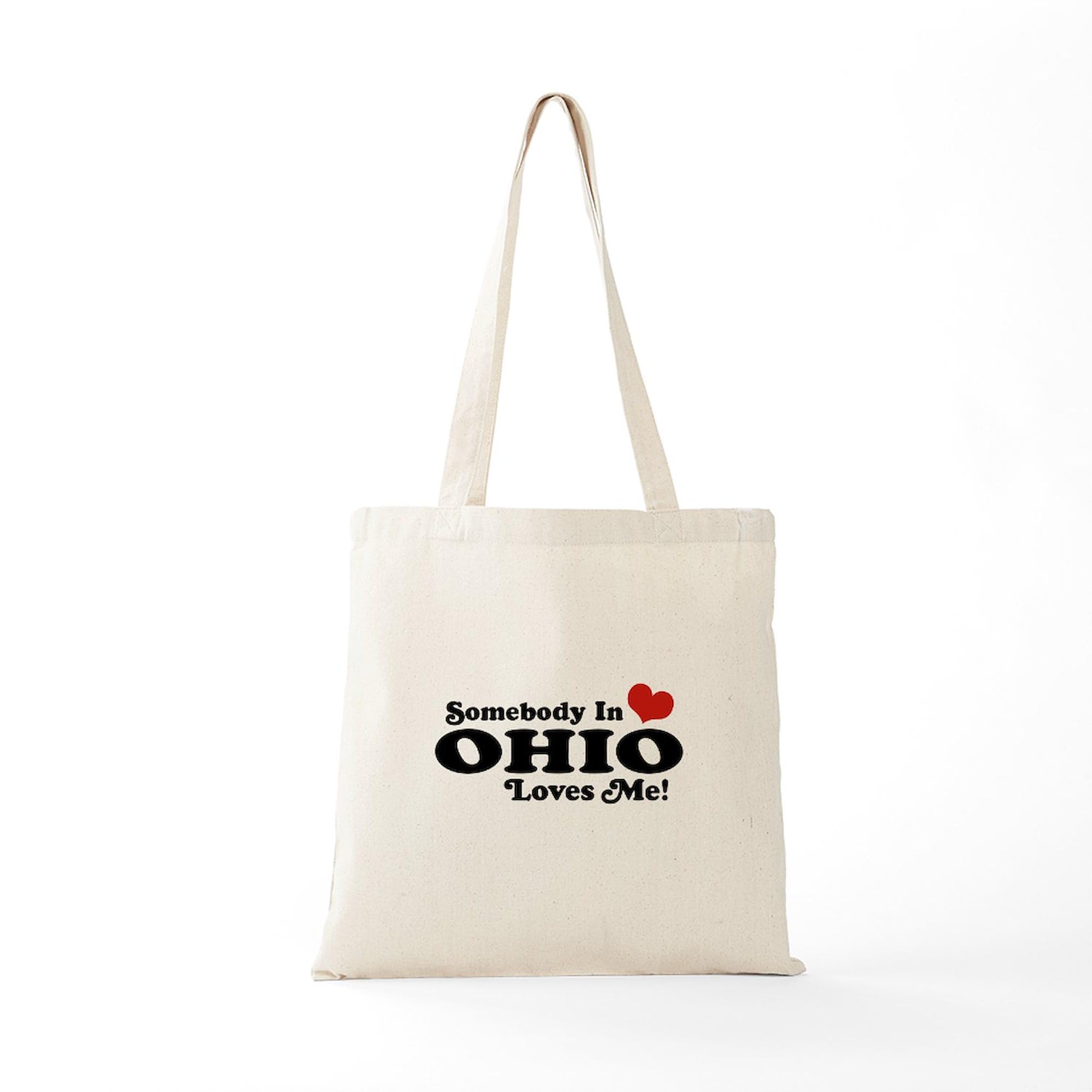 CafePress Somebody In Ohio Loves Me Tote Bag Canvas Tote Shopping Bag