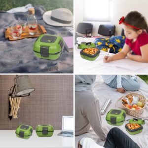 Lunch Box - Pinnacle Inulated Leak Proof Lunch Box for Kids/Adults - Stainless steel Thermal Lunch Box Container for School Set of 2 Sizes (Green, 16-32 oz)