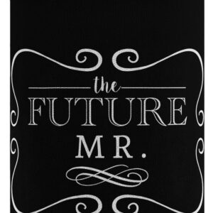 Bridal Shower Gifts Future Mr & Mrs Wedding Gift 2 Pack Can Coolie Drink Coolers Coolies Black