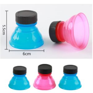 Duehut 3 PCS Soda Bottle Caps Drink Bottle hat Reusable Soda Can hat Snap On Pop Drink Covers Lid Protector Can Change Soda Caps, Can Be Used for Soda,Sprite, Beer Cans(3 Colors)