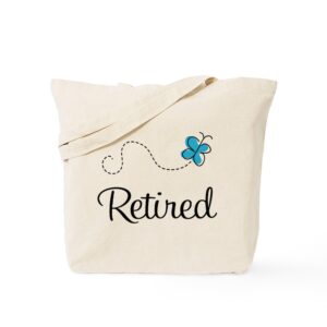 cafepress pretty retired retirement tote bag canvas tote shopping bag