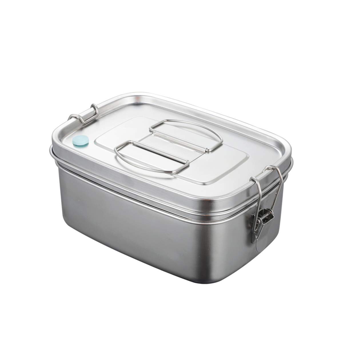 TargetEvo Stainless Steel Bento Lunch Box 1500ml, Leakproof Metal Food Container for Kids and Adults, With Removable Dividers, Dishwasher Safe