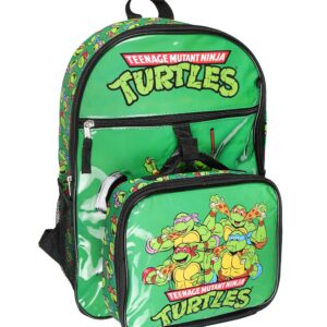 Nickelodeon Teenage Mutant Ninja Turtles Team Leonardo Raphael Donatello Michelangelo 5 PC Backpack Lunchbox Icepack Water Bottle