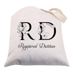 cmnim registered dietitian gifts rd dietitian tote bag dietitian gifts for women nutritionist tote bag rd dietitian student gifts (rd tote bag)