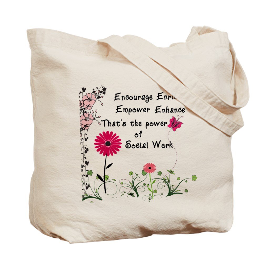 CafePress Power Of Social Work Tote Bag Canvas Tote Shopping Bag