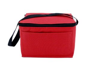 everyday super insulated lunch cooler/ 6 can capacity cooler/beverages cooler (red)