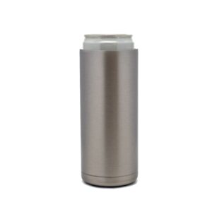 Snute 2-in-1 Slim Can Cooler & Tumbler | Insulated Stainless Steel for Hard Seltzer, Beer, Soda and Energy Drinks | 12oz Skinny Can Coozie (Naked)