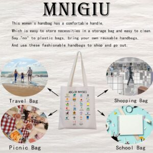 MNIGIU Ics Tote Bag Physics Lovers Gift Physics Graduation Gift Sicence Teacher Bag (Ics Tote)