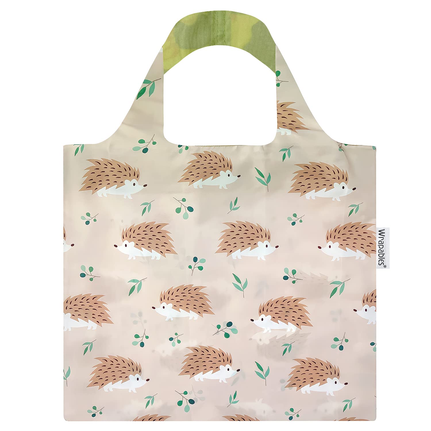 allydrew Allybag Foldable & Lightweight Reusable Grocery Bag, Porcupine