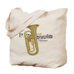 cafepress euphonium music tote bag canvas tote shopping bag