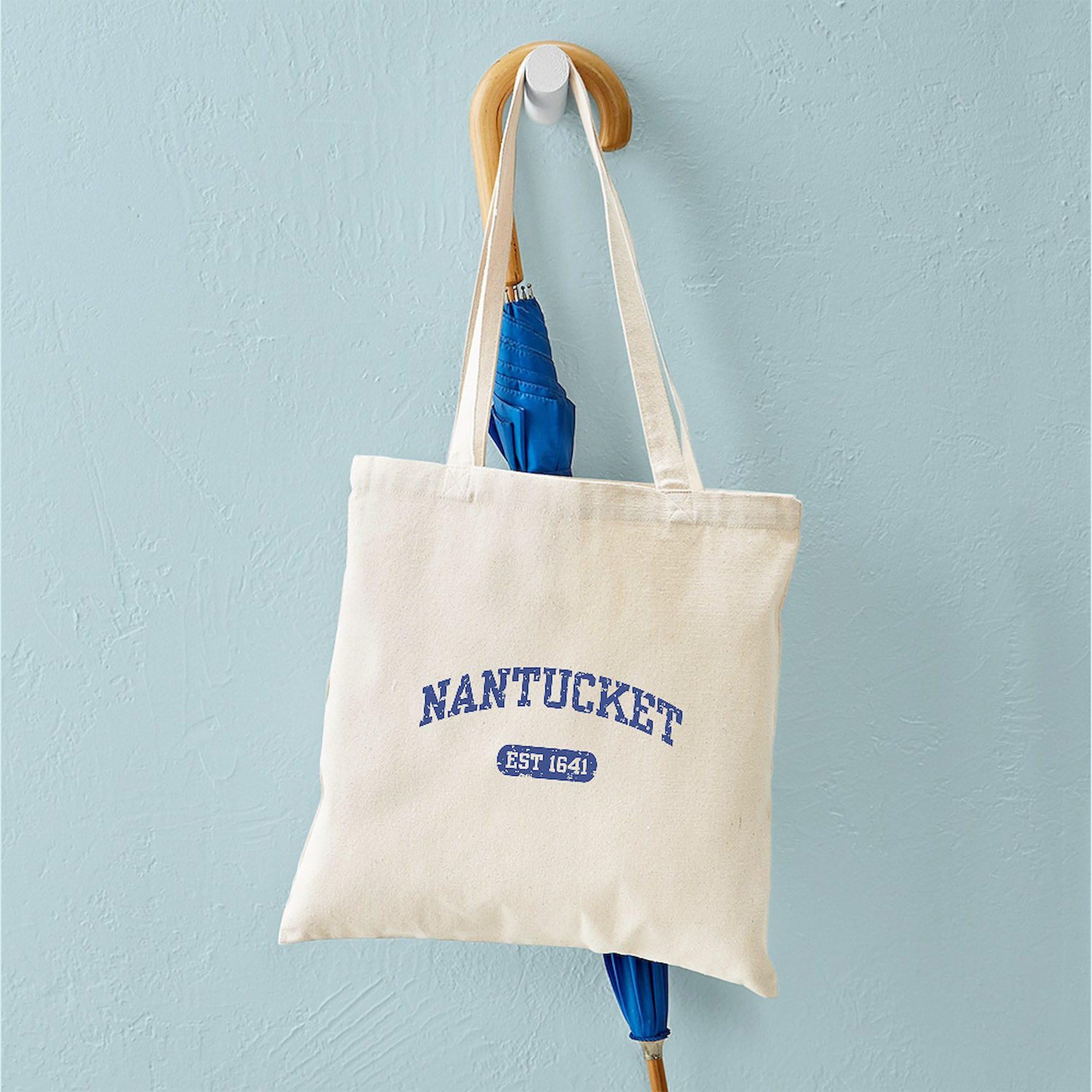 CafePress Nantucket EST 1641 Tote Bag Canvas Tote Shopping Bag