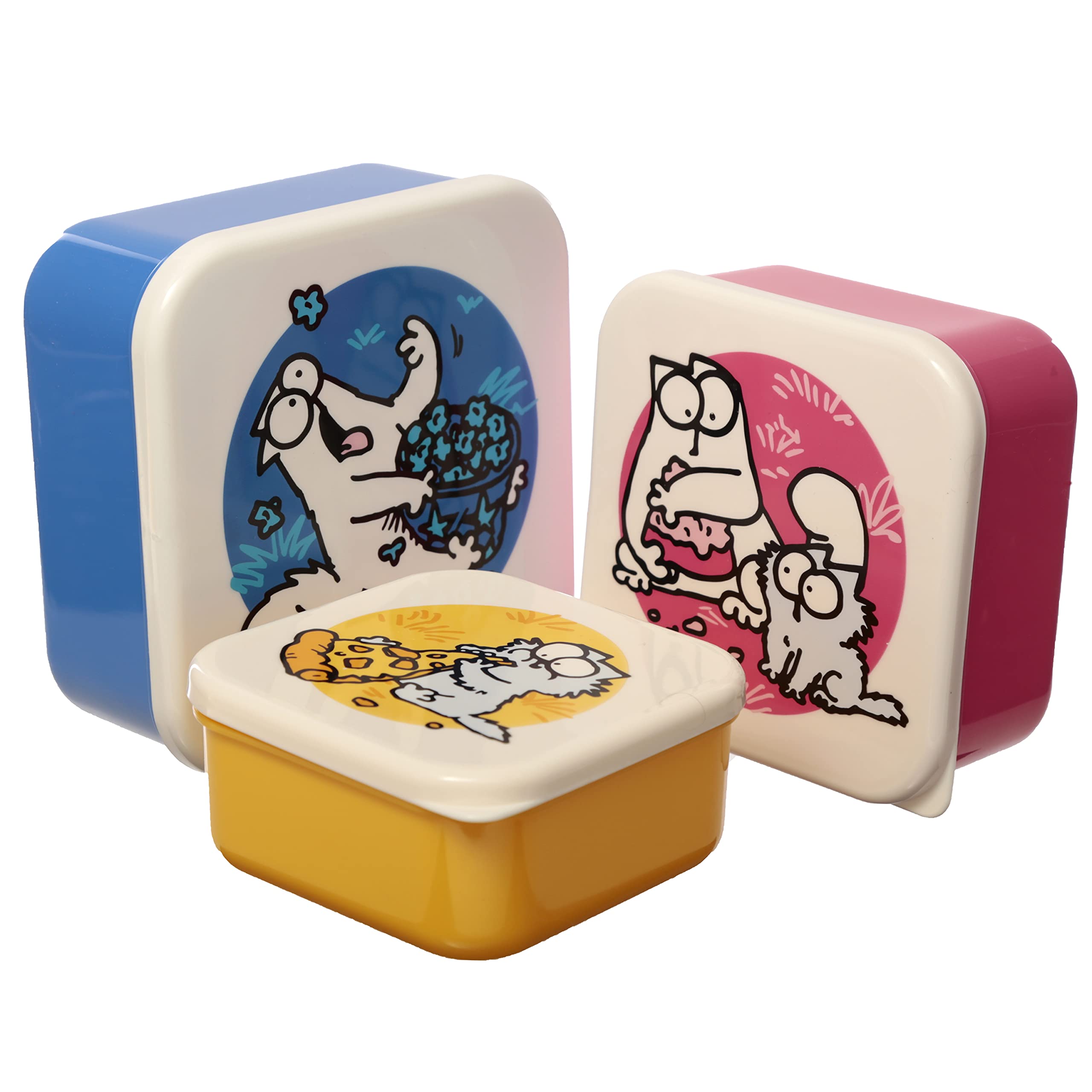 Puckator Simon's Cat Lunch Box Set of 3 M/L/XL