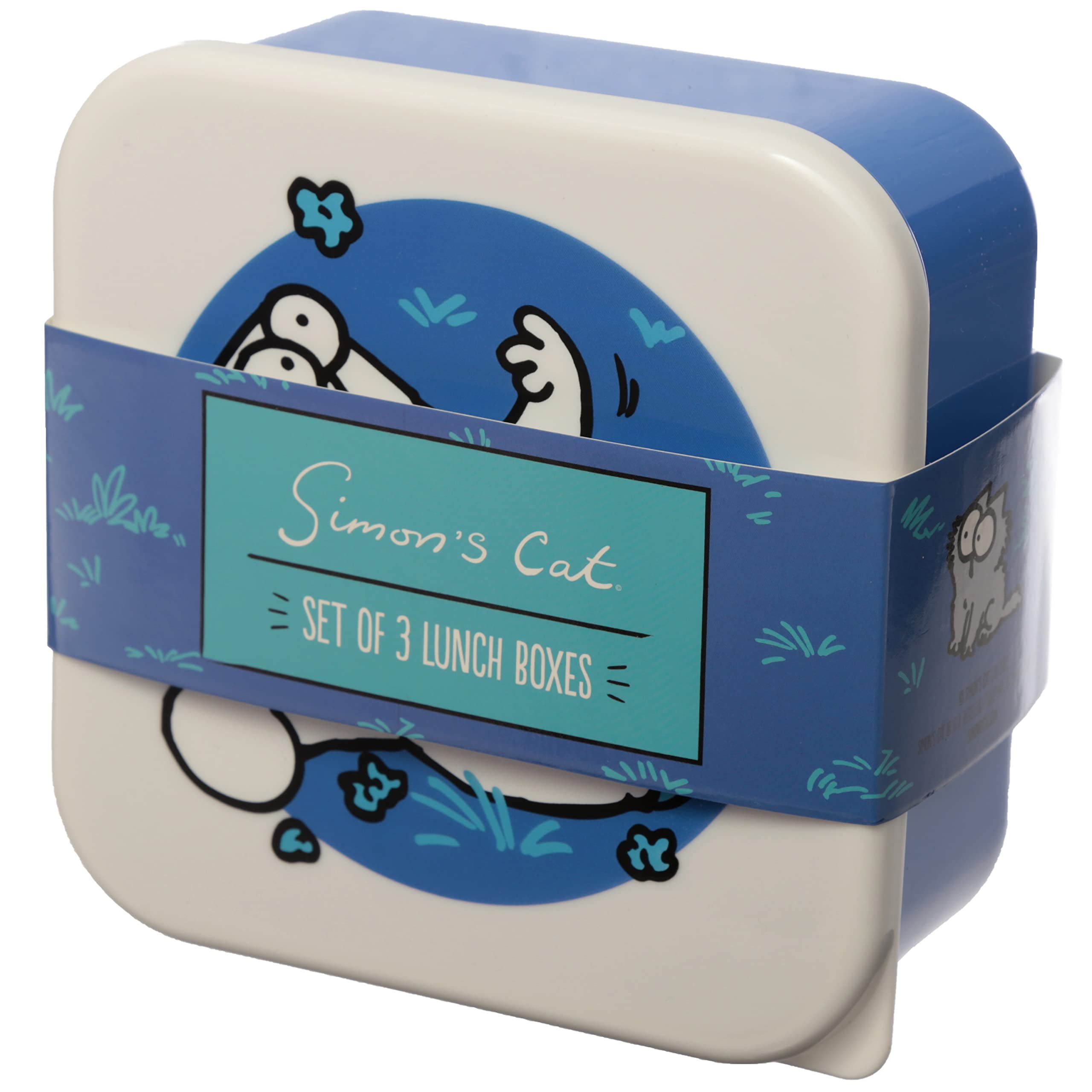 Puckator Simon's Cat Lunch Box Set of 3 M/L/XL