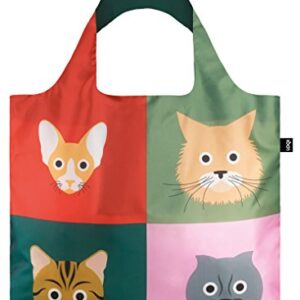 LOQI Artist Stephen Cheetham Cats Reusable Shopping Bag (SC.CA)