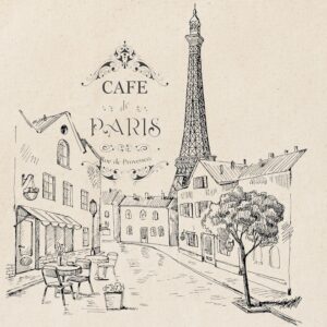 CafePress Cafe Paris Tote Bag Canvas Tote Shopping Bag