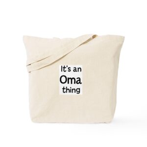 cafepress its a oma thing tote bag canvas tote shopping bag