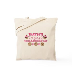 cafepress that's it! i'm going to granny's! tote bag canvas tote shopping bag