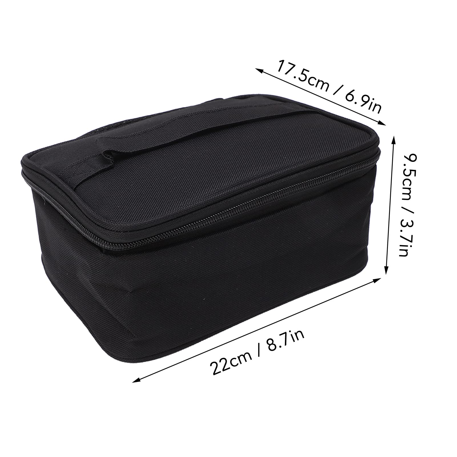 Food Warmer Electric Lunch Box with Wall Plug,Mini Portable Oven, Mini Personal Heated Lunch Box for Meals Reheating & Raw Food Cooking for Road Trip/Camping/Picnic/Family Gathering(Black)