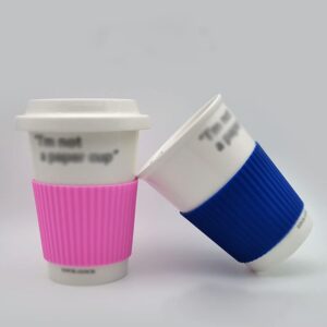 6 Pcs Coffee Cup Sleeves Silicone Glass Bottle Protector Cover Nonslip Tea Cup Mug Sleeves