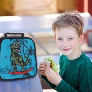 Dinosaur Lunch Box for Boys, Kids Insulated Lunch Bag, Toddler Lunchbox