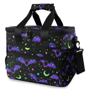 mnsruu cooler bag magic stars bat cooler bag insulated lunch totes picnic bag leakproof beach cooler lunch box container