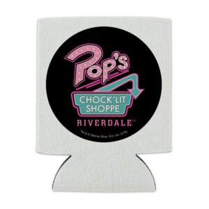 Riverdale Pops Chock'lit Shoppe Can Cooler - Drink Sleeve Hugger Collapsible Insulator - Beverage Insulated Holder