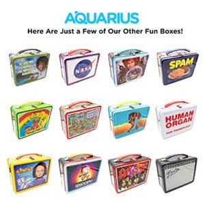 AQUARIUS Sesame Street Cookie Monster Fun Box - Sturdy Tin Storage Box with Plastic Handle & Embossed Front Cover - Officially Licensed Sesame Street Merchandise and Collectible Gift for Kids & Adults, Blue (48252)