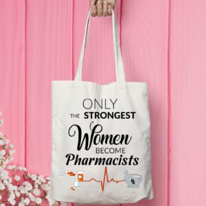 VAMSII Women Pharmacist Gifts Tote Bag Pharmacy Technician Gifts Pharmacist To Be Gifts Shoulder Bag Pharmacy Tech Gifts (Women Pharmacists Tote)