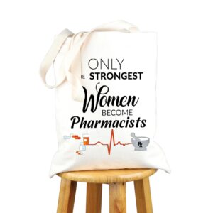 VAMSII Women Pharmacist Gifts Tote Bag Pharmacy Technician Gifts Pharmacist To Be Gifts Shoulder Bag Pharmacy Tech Gifts (Women Pharmacists Tote)