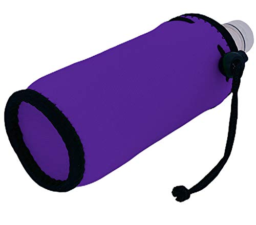 Blank Neoprene Water Bottle Coolie (4 Pack, Purple)