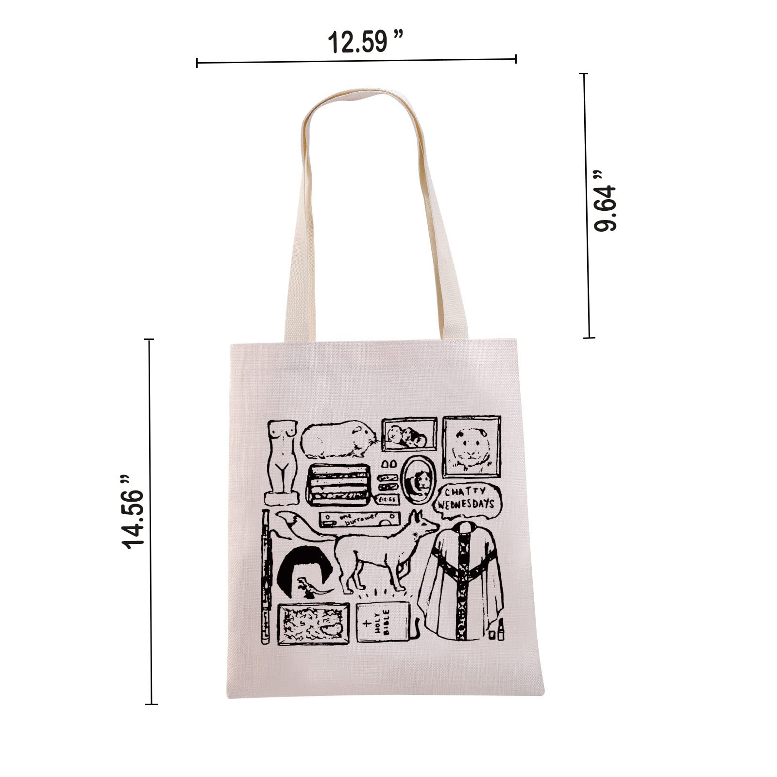 G2TUP Fle TV Show Inspired Gift Reusable Canvas Tote Bag Handbag TV Show Merchandise Shopping Bag