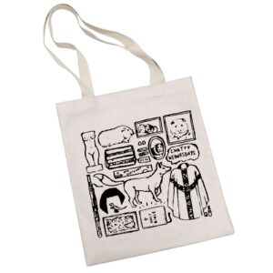 G2TUP Fle TV Show Inspired Gift Reusable Canvas Tote Bag Handbag TV Show Merchandise Shopping Bag