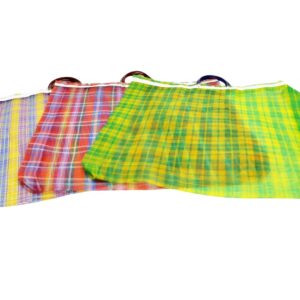 Laredo Import Set of 3, Mexican Tote Grocery/Beach Bags, 23 Inches High by 25.5 Inches Wide. Assorted Colors