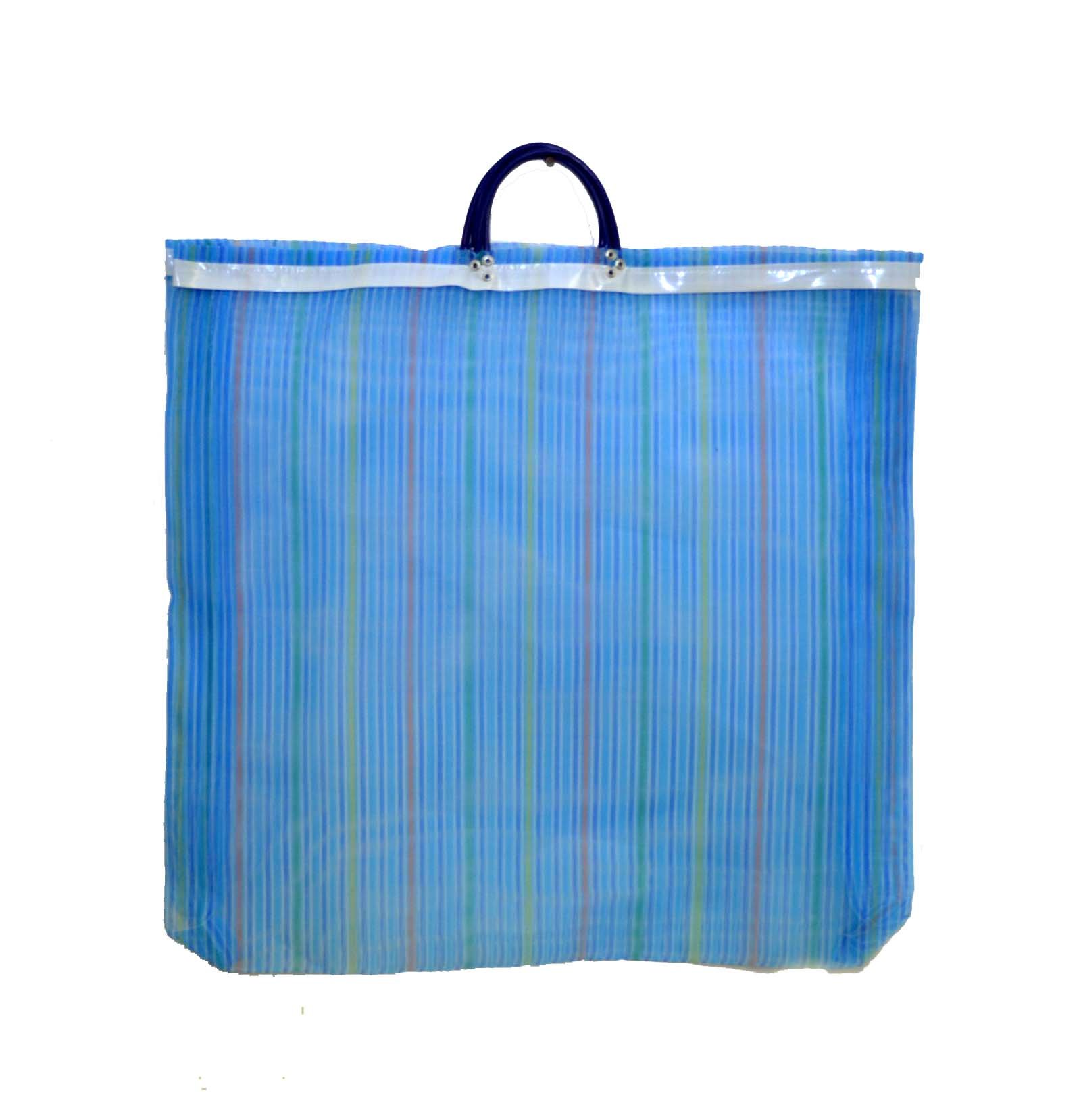 Laredo Import Set of 3, Mexican Tote Grocery/Beach Bags, 23 Inches High by 25.5 Inches Wide. Assorted Colors