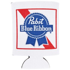 pabst blue ribbon classic logo 12oz insulated can cooler