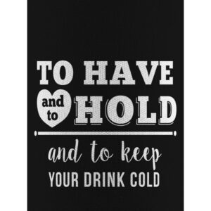 Have Hold Keep Drink Cold Names & Date 48-Pack Personalized Ultra Slim Seltzer Can Coolies Black