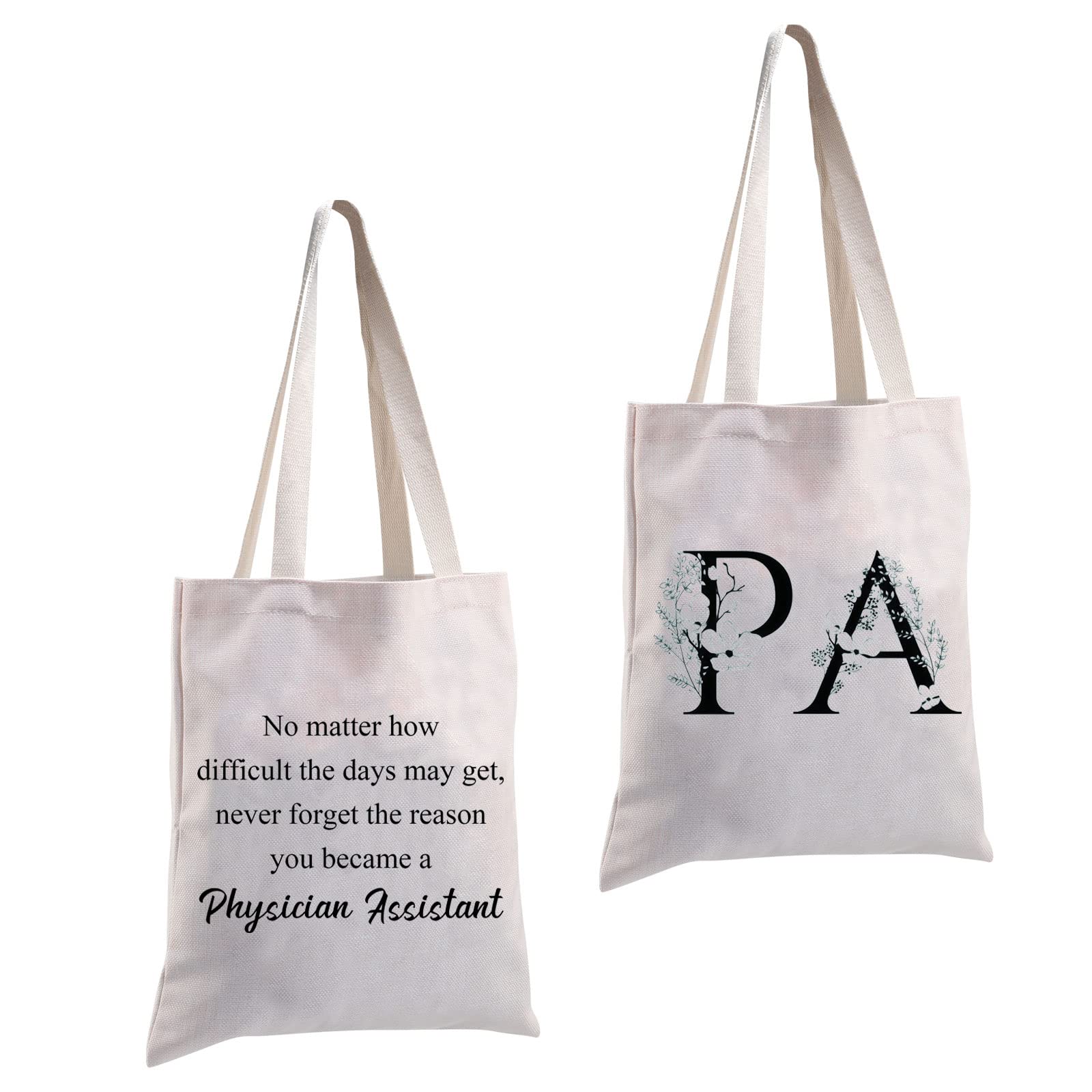 MBMSO Physician Assistant Gifts PA Gift Medical Tote Bag Physician Assistant Student Gift PA Gifts for Women Graduation Gift (PA Tote bag)