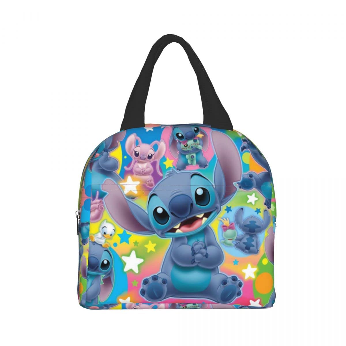 LLTAO Cute Cartoon Lunch Bag for Boy and Girls,Insulated Lunch Box Waterproof Reusable Tote Bag for Work/Office/Outdoor