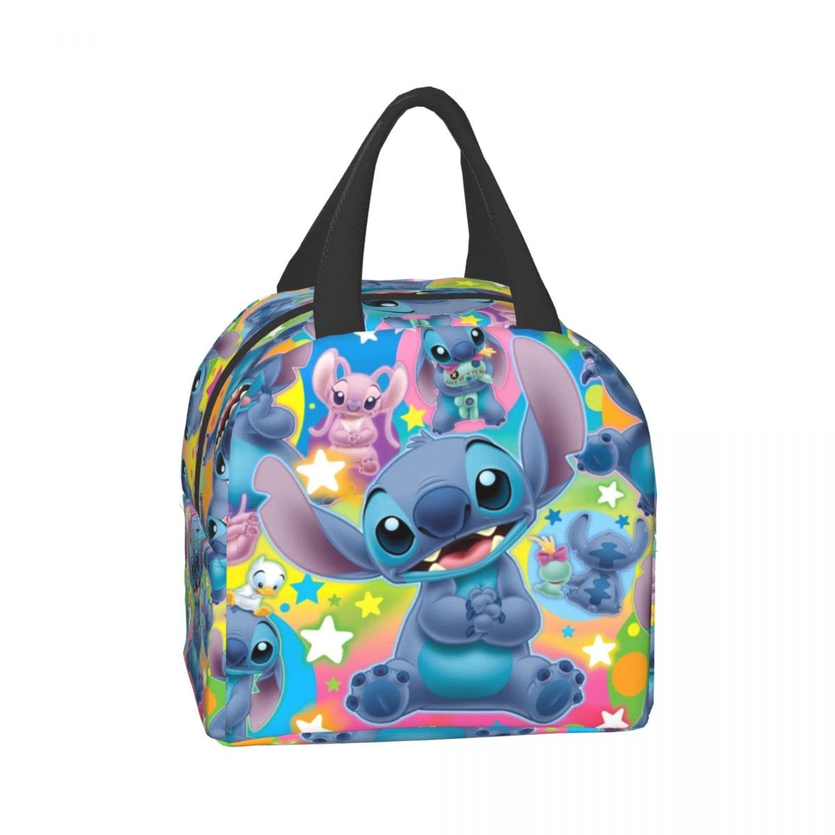 LLTAO Cute Cartoon Lunch Bag for Boy and Girls,Insulated Lunch Box Waterproof Reusable Tote Bag for Work/Office/Outdoor