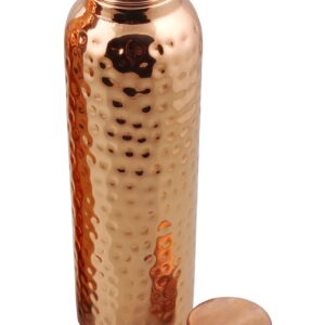 MORE-ECO Set of 2 Water Bottles | Copper Water Bottle | Travel Water Bottle | Ayurvedic Health Benefits Copper Bottle 32 OZ Water Bottles