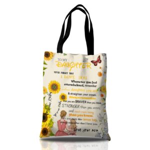 yuetway cotton canvas tote bag women shopping tote bag holiday gift, casual reusable